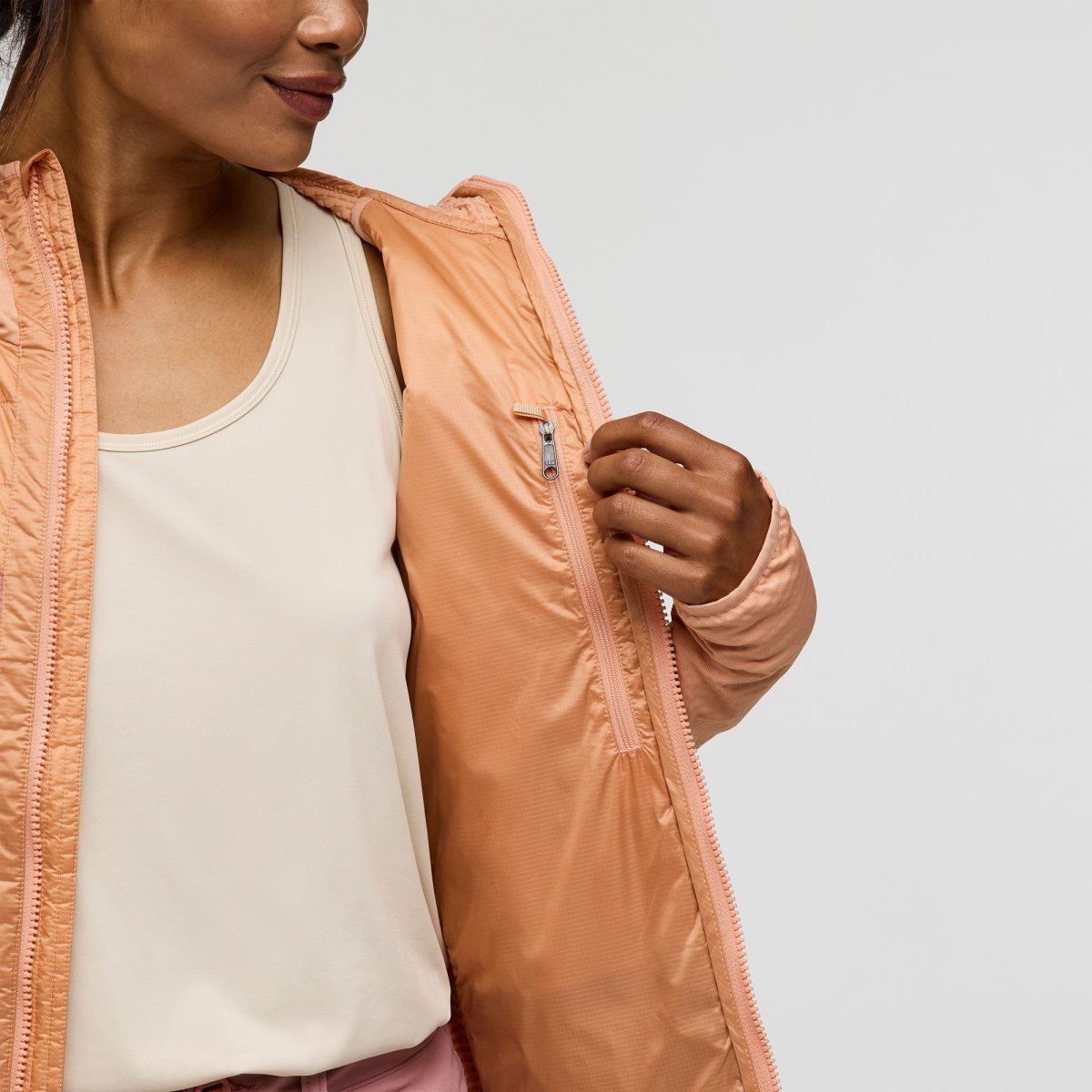 Capa Hybrid Insulated Hooded Jacket Woman