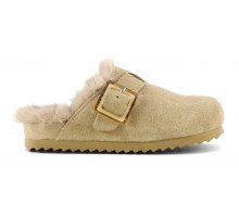 Dumbo Sabot in Distressed Suede Calfskin