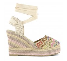 Platform espadrilles in raffia - Espadrilles Colors of California Women