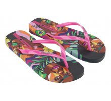 Ipanema Graffiti IV Fem - Infradito Donna, Verde E Rosso, Taglia 38 EU - 5