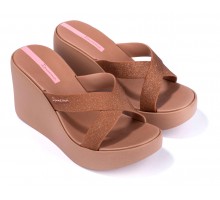 Marrone/glitter/rosa