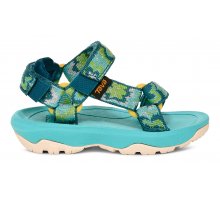 Neon Floral Bright Teal