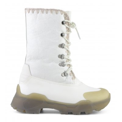 white eskimo boots