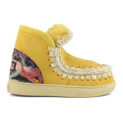 kid eskimo sneaker wool fabric heel PINMEN