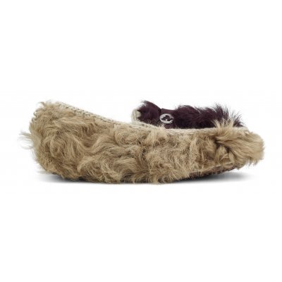 Mocassin chekiang fur with leather strap BEIBUR