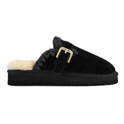 SUEDE SHEEPSKIN CLOG ESKIMO BKBK