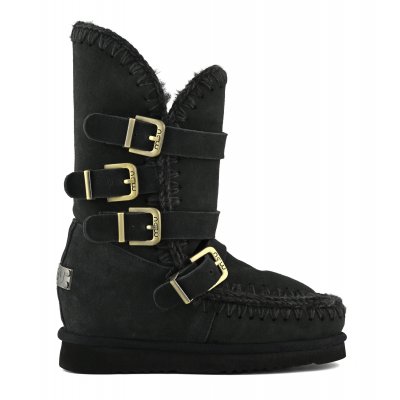 Inner wedge tall buckle straps BKBK