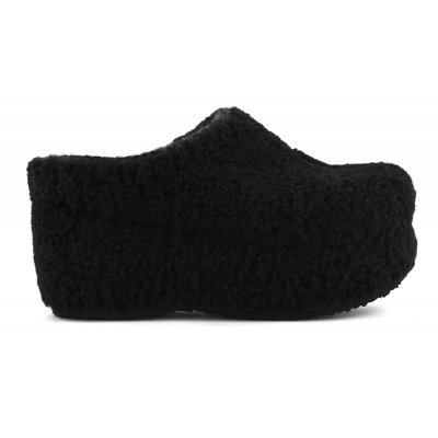 Curly sheepskin clog BKBK