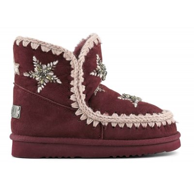 Eskimo 18 wool stars &amp; rhinestones CAB
