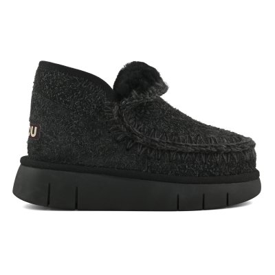 Eskimo bounce sneaker hairy suede HCBLK