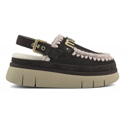 Bounce clog back strap MOCHA