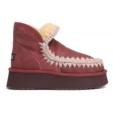 Mini eskimo platform boot special leather VINCAB
