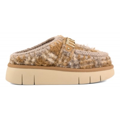 Bounce Clog Plaid Teddy FMMAR