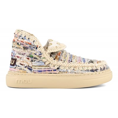 Bold sneaker fabric with sequins MULTI