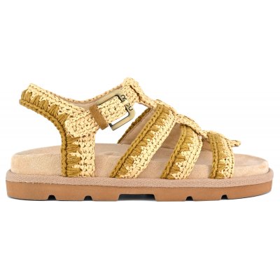 Low bio sandal raffia stitching RNATBR