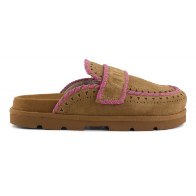 Low bio sabot leather stitching COG