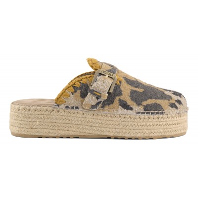 Jute clog camo print HCCOW
