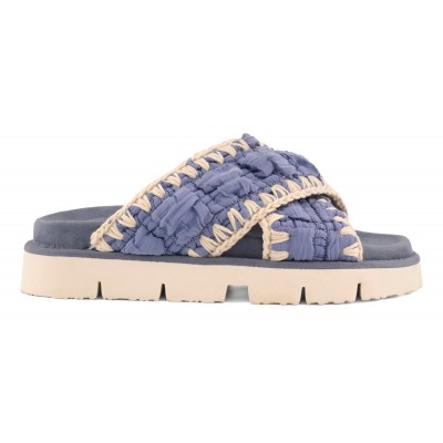 Fabric criss-cross bio sandal HNAZU