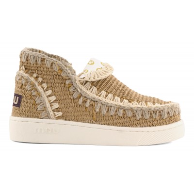 Summer sneaker monocolor raffia RNAT