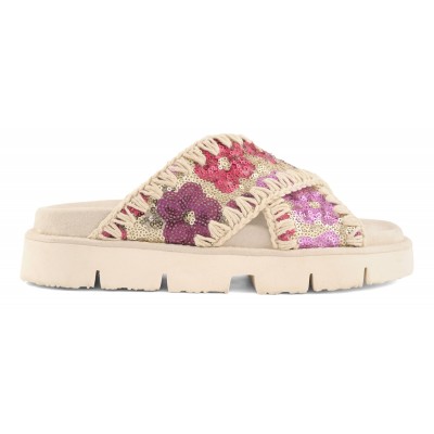 Sequins criss-cross bio sandal SSFUX