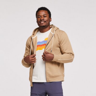Do Good Organic Full-Zip Hoodie Man DESRT
