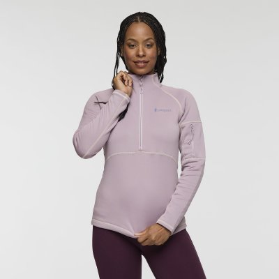 Tempa Fleece Half-Zip Pullover Woman CPBLK