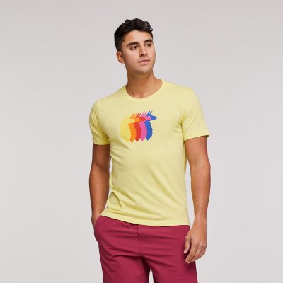 Llama Sequence Organic T-Shirt Man LEMON