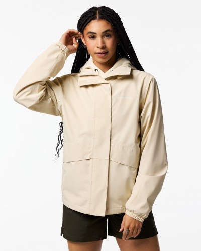 Rayu Rain Jacket Woman CREAM