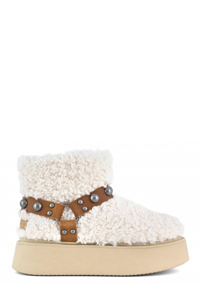 Teddy wedge boot with studs