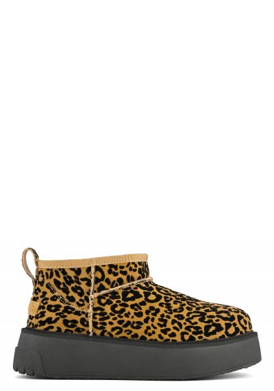 Boot animalier suede sneaker sole