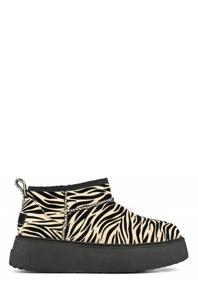 Boot animalier suede sneaker sole