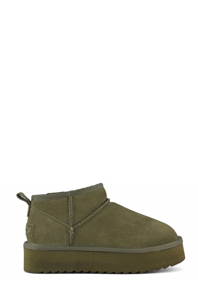 Platfrom winter boot in suede