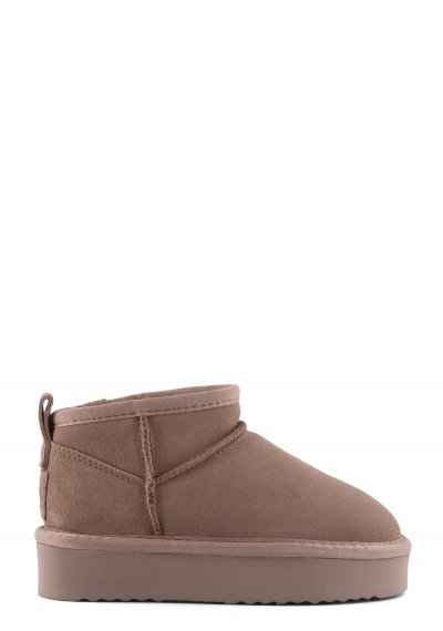 Platfrom winter boot in suede