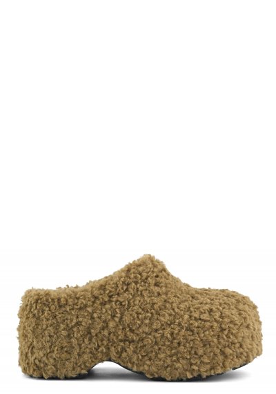 Teddy fur clog