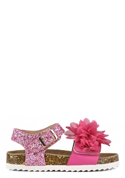 Sandal with flowers accessory