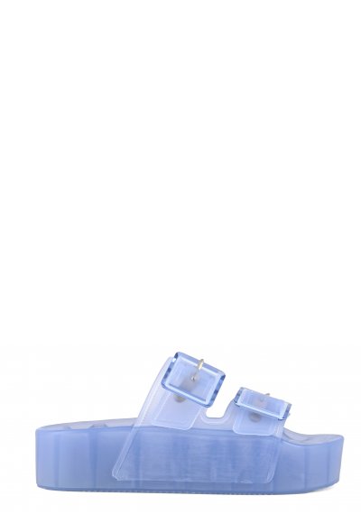 Platform jelly sandal