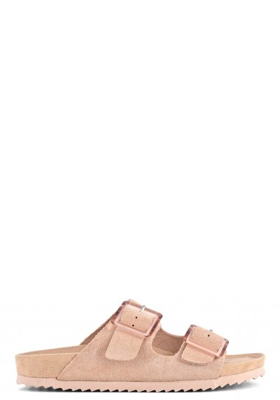 Monocolor suede sandal