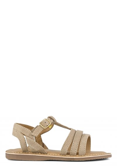 Cow suede sandal