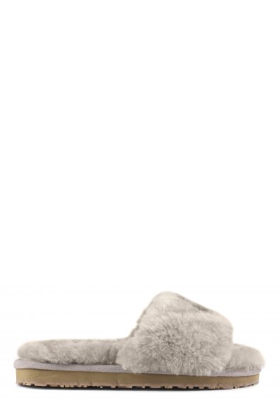 Sheepskin fur slide slipper SAND