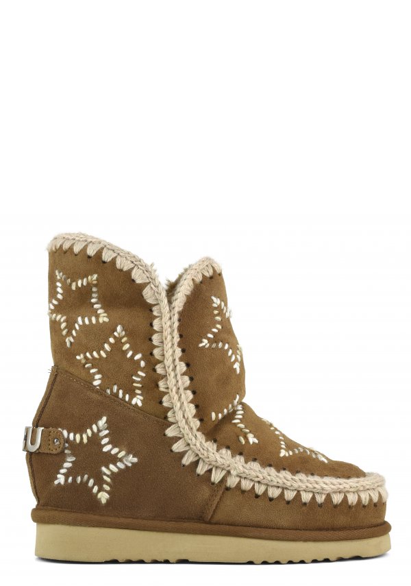 Inner wedge wool embroidered stars COG