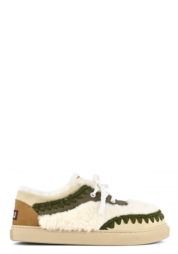 Unisex lace-up sneaker shearling MOO