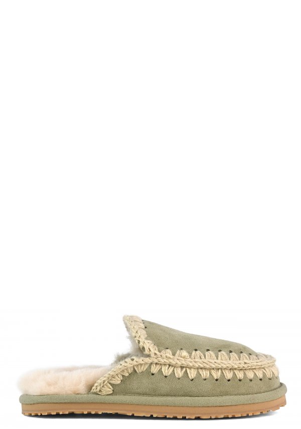 Suede slipper full eskimo stitch LOAK