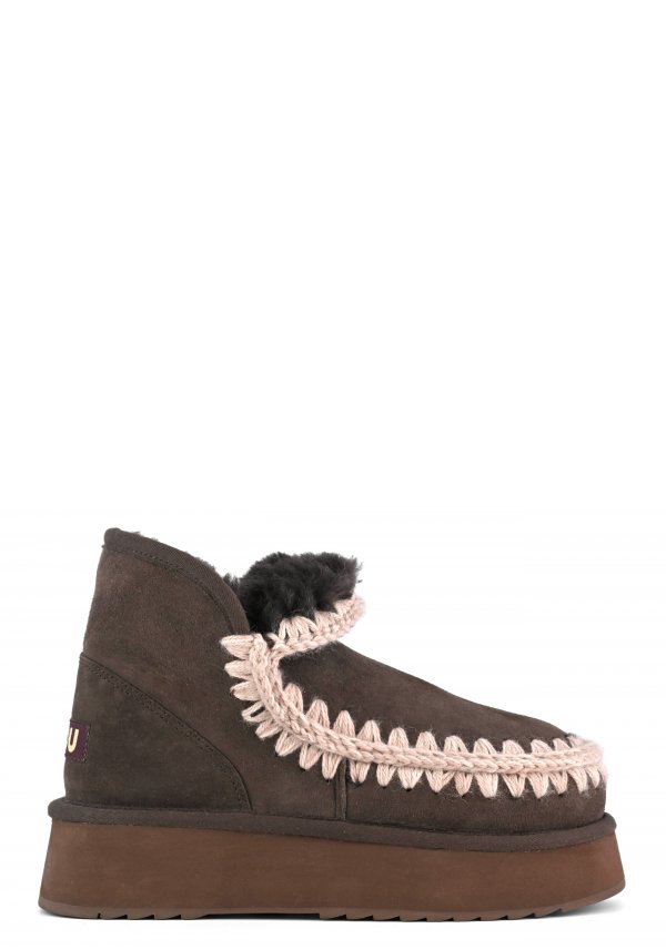 MINI ESKIMO PLATFORM BOOT MOCHA