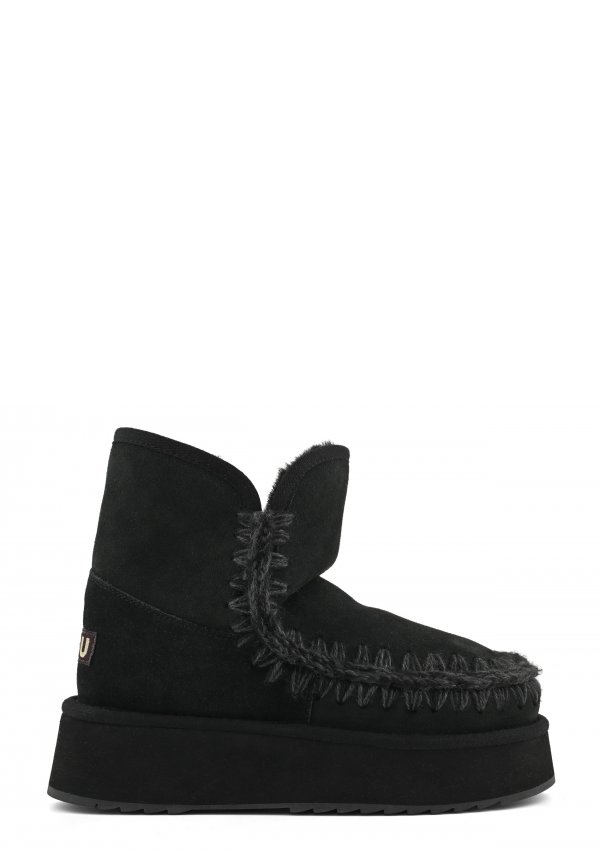 Platform Boot Suede BKBK