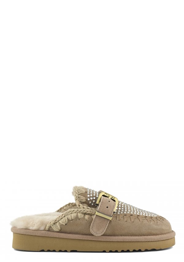 Eskimo Slipper Strass &amp; Leather CAM