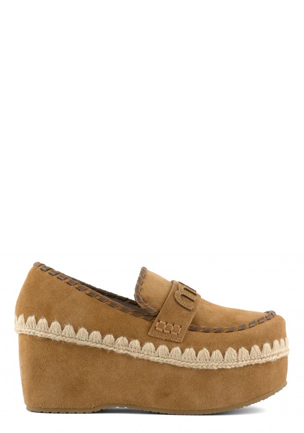 Suede Clog Loafer COG