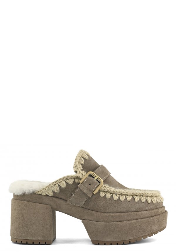 Platform clog with buckle stra ELGRY