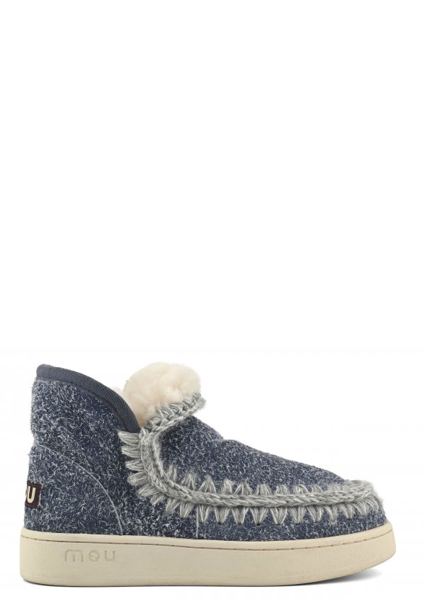 New Eskimo Sneaker Hairy Suede HCBLU