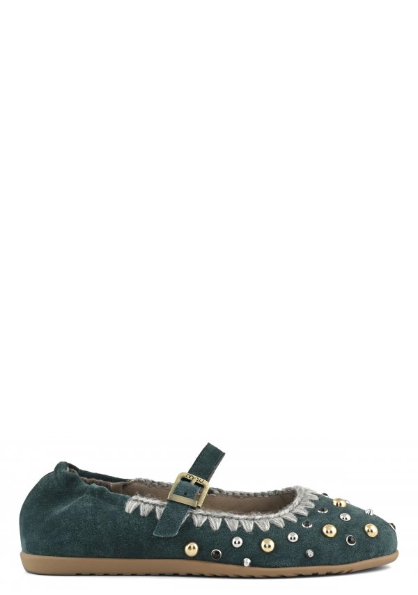 Ballerina studs&stones PINE