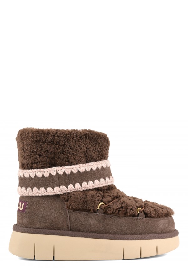 Bounce Boot Curly Sheepskin MOCHA